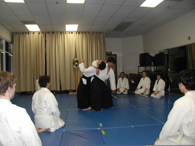  Training at the Community Center after Sensei’s return to the United States.