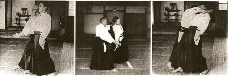 Morihei Ueshiba’s original iriminage from the the 1938 training manual titled “Budo”