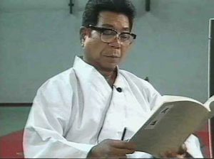Morihiro Saito reading from 1938 "Budo" manual