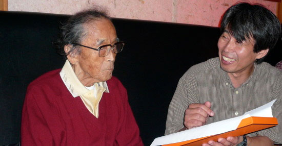 Haruo Matsuoka with Seiseki Abe on his last trip to the US