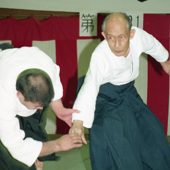 Doshu Kisshomaru Ueshiba, Tokyo, c1990